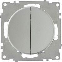 Выключатель без рамки OneKeyElectro Florence 2-кл. серый картинка