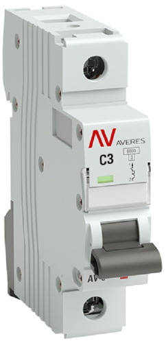 Выключатель автоматический EKF Averes AV-6 1п 3А C 6кА
