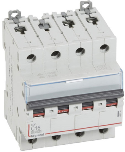 Выключатель автоматический Legrand DX3-E 10000 4п 16А C 16кА