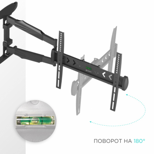 Кронштейн для ТВ Onkron NP47 40"-75" поворотный ONKRON — купить по цене от 3&nbsp;990 ₽ | ПрофБезопасность фото 6