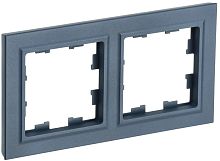 Рамка универсальная IEK Brite РУ-2-БрМ 2-м. маренго