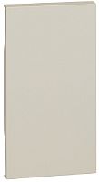 Лицевая панель Legrand BTicino Living Now для 1-м. 2 мод. заглушки песочный