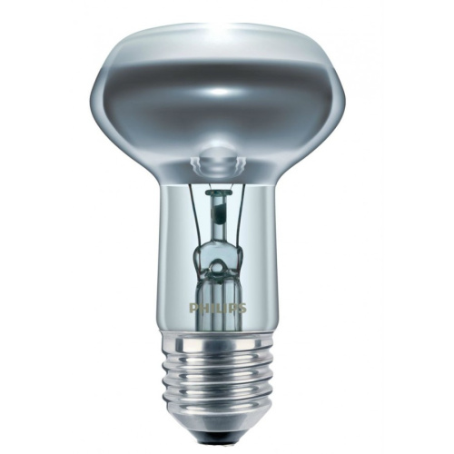 Лампа накаливания зеркальная Philips ЗК 60вт R63 230в E27, Philips, купить, цена, доставка, безопасность Лампа накаливания зеркальная Philips ЗК 60вт R63 230в E27 Philips — купить по цене от 195 ₽ | ПрофБезопасность