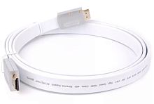 Кабель HDMI Aopen/Qust ACG568F-S-1.8M v2.0, 1.8м белый картинка