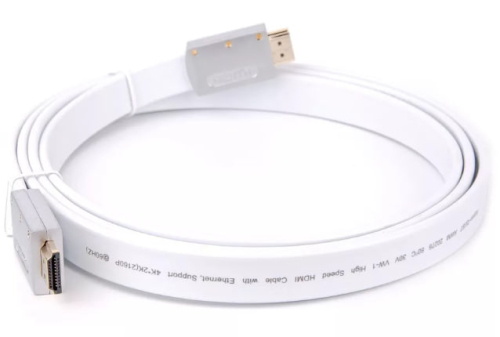Кабель HDMI Aopen/Qust ACG568F-S-1.8M v2.0, 1.8м белый картинка