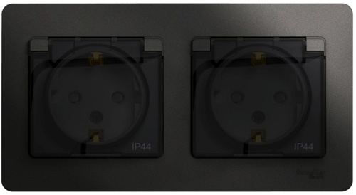 Розетка с заземлением с рамкой Systeme Electric Glossa 2-м. крышка шторки IP44 графит, Systeme Electric, купить, цена, доставка, безопасность Розетка с заземлением с рамкой Systeme Electric Glossa 2-м. крышка шторки IP44 графит Systeme Electric — купить по цене от 1 109 ₽ | ПрофБезопасность