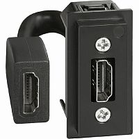 Розетка HDMI модульная Legrand BTicino Living Now 1-м. 1 мод. Legrand — купить по цене от 5&nbsp;565 ₽ | ПрофБезопасность