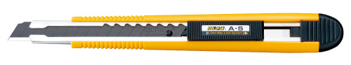 Нож технический 9 мм OLFA Autolock, металлический корпус, лезвие (OL-A-5)
