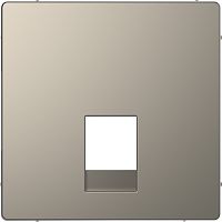 Лицевая панель Schneider Electric Merten D-Life для 1-м. розетки RJ11 никель