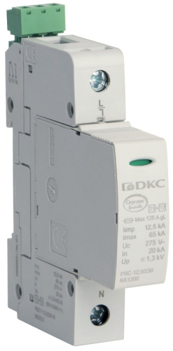 Ограничитель импульсных напряжений УЗИП DKC Jupiter 1п L-N классI+II 12.5кА с NFC DKC — купить по цене от 9&nbsp;450 ₽ | ПрофБезопасность