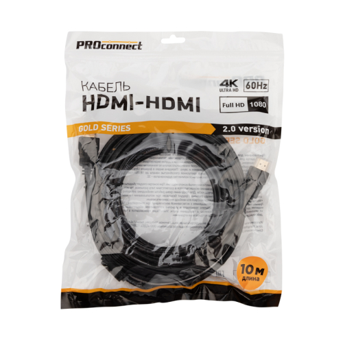 Кабель HDMI Proconnect gold версия 2.0 (10м) картинка фото 2