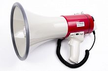 Мегафон ручной TerraSound MG-220SWL красный