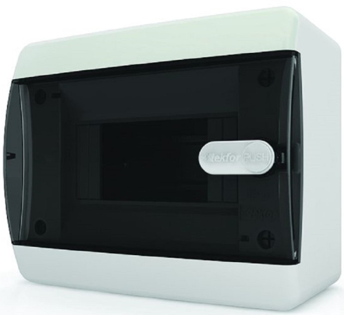 Бокс пластиковый Tekfor ЩРН-П-6 CNK 40-06-1 (150х182х102мм) IP41 прозрачная дверца