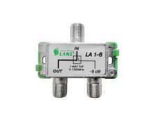 Ответвитель эфирный на 1 отвод Lans LA 1-6 LANS — купить по цене от 240 ₽ | ПрофБезопасность