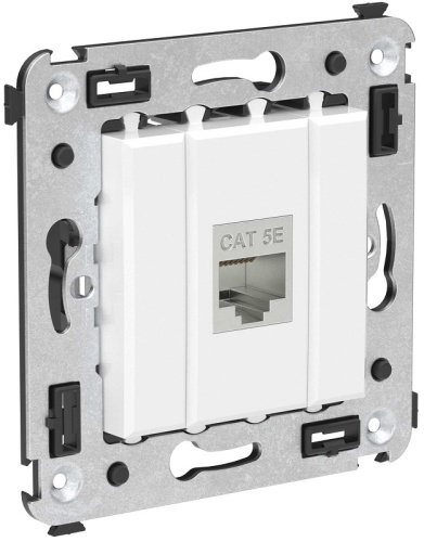 Розетка компьютерная экранированная без рамки DKC Avanti 1-м. RJ45 5е белое облако, DKC, купить, цена, доставка, безопасность Розетка компьютерная экранированная без рамки DKC Avanti 1-м. RJ45 5е белое облако DKC — купить по цене от 1 005 ₽ | ПрофБезопасность