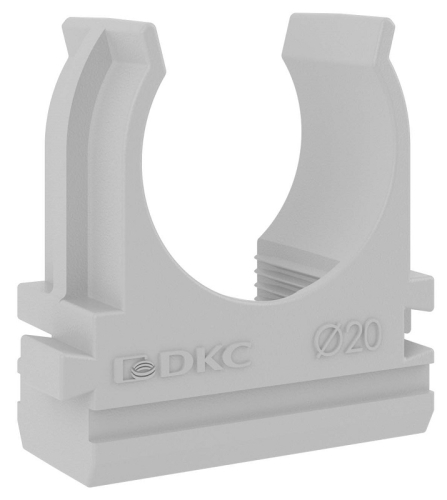 Клипса для гофры DKC Express Д=20 под пистолет серый (уп. 800шт) 