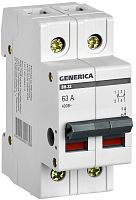Выключатель нагрузки (мини-рубильник) IEK GENERICA ВН-32 2п 63А тип AC