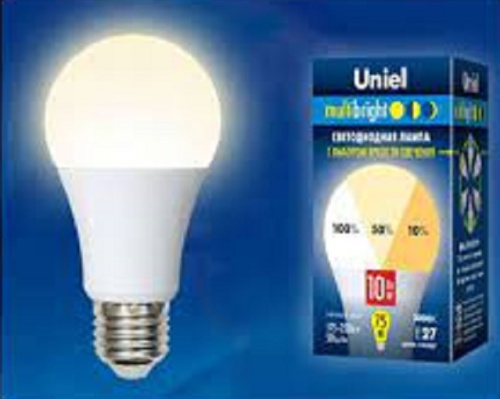 Лампа светодиодная Uniel Multibright A60 Шар Е27 220В 10Вт 3000К 3 режима, Uniel, купить, цена, доставка, безопасность Лампа светодиодная Uniel Multibright A60 Шар Е27 220В 10Вт 3000К 3 режима Uniel — купить по цене от 345 ₽ | ПрофБезопасность