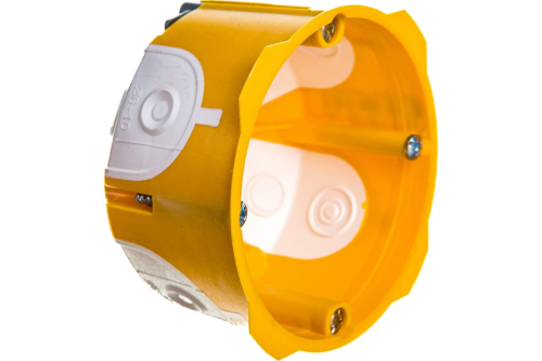 Коробка установочная KOPOS СП 67x45мм IP30 гипрок желтый