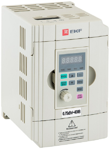 Преобразователь частоты EKF PROxima VECTOR-100 0.75/1.5кВт 3х400В