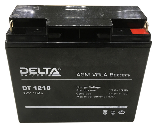 Аккумулятор Delta DT 1218 18-12 фото 2