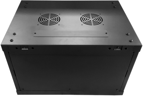 Шкаф настенный 19″ Netko WMA 4U (600x450x280) черный, разобранный фото 2