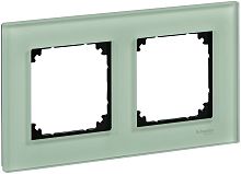 Рамка универсальная Schneider Electric Merten M-Elegance 2-м. стекло изумруд