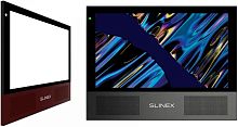 Монитор видеодомофона Slinex Sonik 7 Cloud черный/марсала картинка 