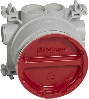 Коробка в бетон Legrand для лючков IP44 80х80мм серый