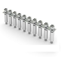 Перемычка винтовая Tekfor для клемм UT2-6мм2 10PIN