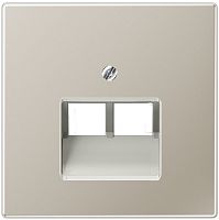 Лицевая панель Jung LS990 metal для 2-м. розетки RJ11/RJ45 сталь Jung — купить по цене от 3&nbsp;977 ₽ | ПрофБезопасность