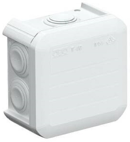 Коробка распределительная OBO Bettermann T40 90x90x52мм (7 сальников) IP55 серый (10шт)