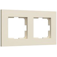 Рамка универсальная Werkel Slab 2-м. айвори матовый Werkel — купить по цене от 813 ₽ | ПрофБезопасность