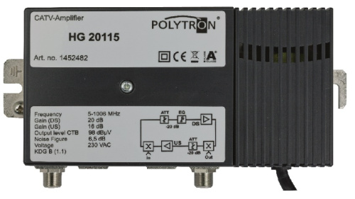 Усилитель Polytron HG 30115, POLYTRON, купить, цена, доставка, безопасность Усилитель Polytron HG 30115 POLYTRON — купить по цене от 11 700 ₽ | ПрофБезопасность