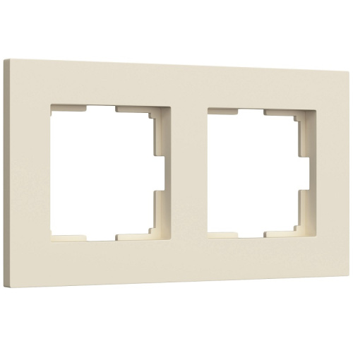 Рамка универсальная Werkel Slab 2-м. айвори матовый Werkel — купить по цене от 813 ₽ | ПрофБезопасность