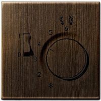 Терморегулятор механический с датчиком без рамки Jung LS990 metal 0С +45С античная латунь Jung — купить по цене от 75&nbsp;435 ₽ | ПрофБезопасность