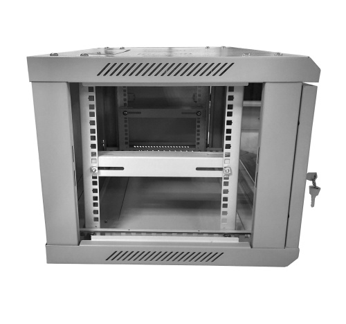 Шкаф настенный 19″ Netko WMA 9U (600х600х500) серый, разобранный фото 5