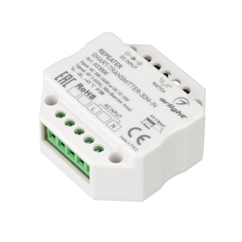 Диммер для светодиодной ленты Arlight SMART-D5-TUYA-DIM-IN 220В 1.5А 2.4G по Wi-Fi Arlight — купить по цене от 4&nbsp;755 ₽ | ПрофБезопасность