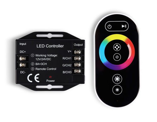 Контроллер для светодиодной RGB ленты AMBRELLA (радио) 24A 12V 288W/ 24V 576W IP20, SW-Group, купить, цена, доставка, безопасность Контроллер для светодиодной RGB ленты AMBRELLA (радио) 24A 12V 288W/ 24V 576W IP20 SW-Group — купить по цене от 2 500 ₽ | ПрофБезопасность
