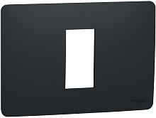 Рамка горизонтальная Schneider Electric Unica Modular 1-м. 1 мод. антрацит Schneider Electric — купить по цене от 701 ₽ | ПрофБезопасность