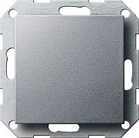 Заглушка без рамки Gira System55 1-м. алюминий Gira — купить по цене от 2&nbsp;010 ₽ | ПрофБезопасность