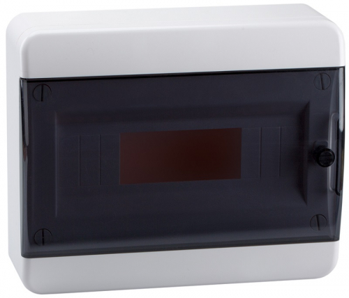 Бокс пластиковый Кэаз OptiBox ЩРН-П-12 P-BNK-2-12-IP41 (240х290х102мм) IP40 прозрачная дверца