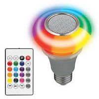 Лампа-проектор светодиодная Volpe ULI-Q340 5W/RGB/E27 SILVER с Bluetooth Volpe — купить по цене от 2&nbsp;050 ₽ | ПрофБезопасность