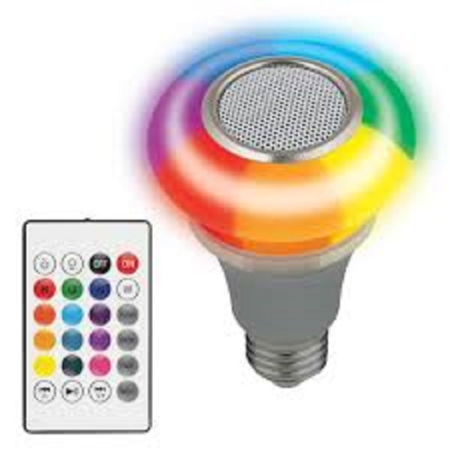 Лампа-проектор светодиодная Volpe ULI-Q340 5W/RGB/E27 SILVER с Bluetooth Volpe — купить по цене от 2&nbsp;050 ₽ | ПрофБезопасность