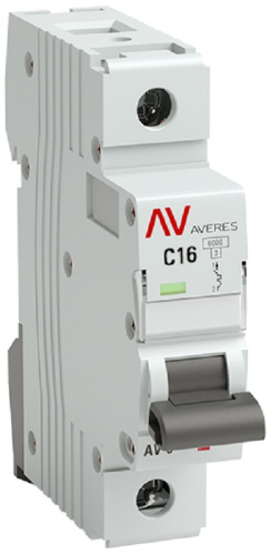 Выключатель автоматический EKF Averes AV-6 1п 16А C 6кА