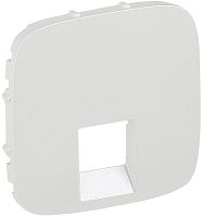 Лицевая панель Legrand Valena Allure для 1-м. розетки RJ11/RJ45 жемчуг