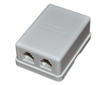 Розетка телефонная Rexant 2x6P-4C (RJ-14)
