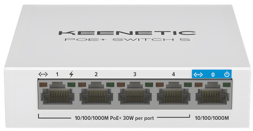Коммутатор Keenetic Switch 5 KN-4610 PoE фото 3