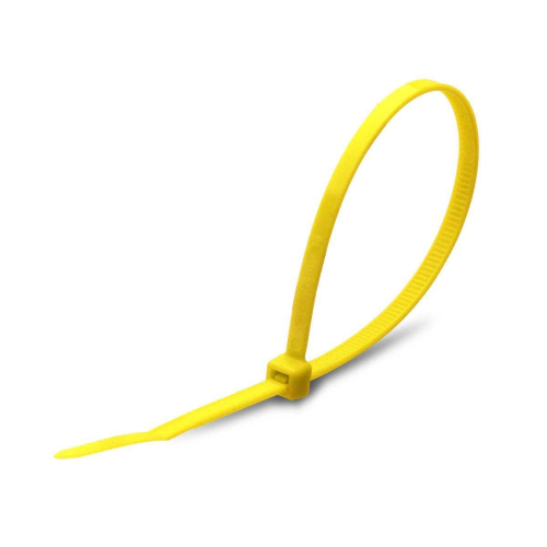 Стяжки нейлоновые Fortisflex КСС 4*200 (ж) (100шт.) желтый