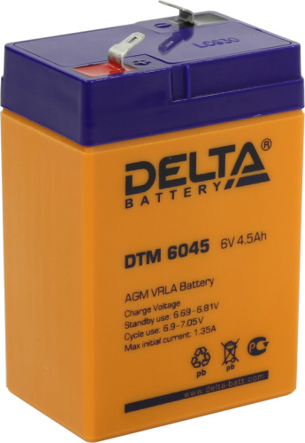 Аккумулятор Delta DTM 6045, Delta Battery, купить, цена, доставка, безопасность Аккумулятор Delta DTM 6045 Delta Battery — купить по цене от 1 040 ₽ | ПрофБезопасность